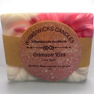 Hand Crafted Crimson Kiss Soap